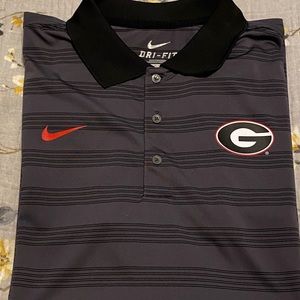 Nike Georgia Bulldogs Dri Fit Size Large Polo